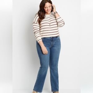 Maurices Slim Boot Stretch High Rise Jeans
